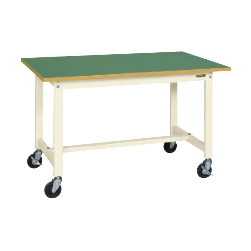 サカエ 軽量作業台 KSタイプ 均等耐荷重200kg サカエリューム天板 H740移動式 KS-127FRI