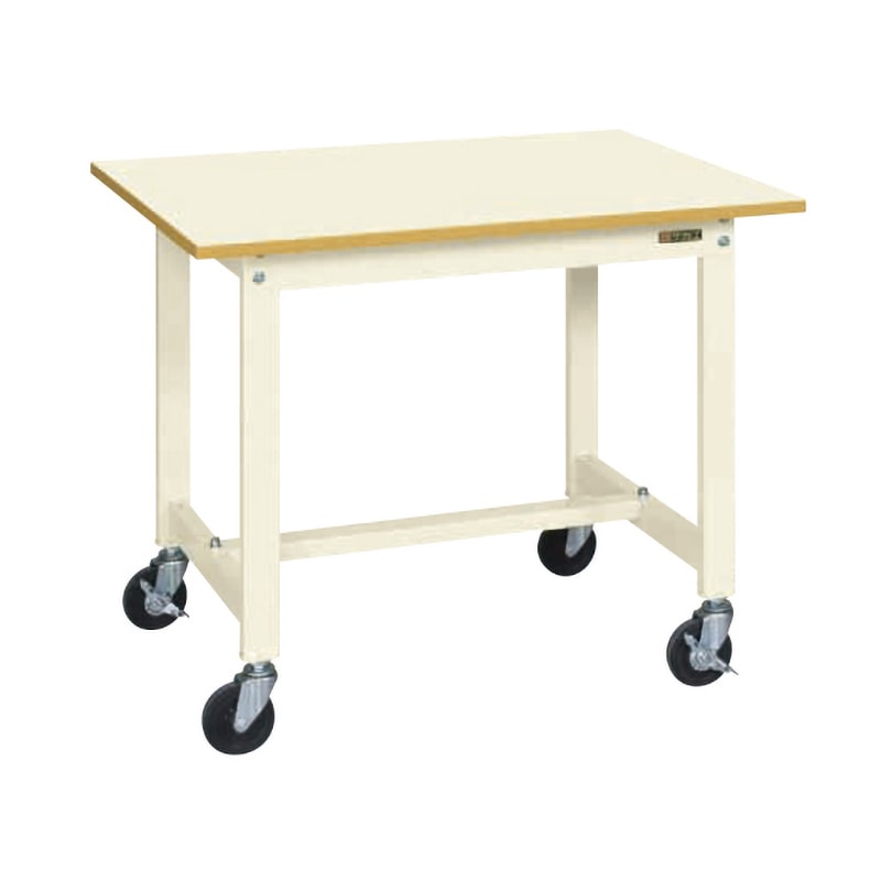 サカエ 軽量作業台 KSタイプ 均等耐荷重200kg ポリエステル天板 H740移動式 KS-097PRI 