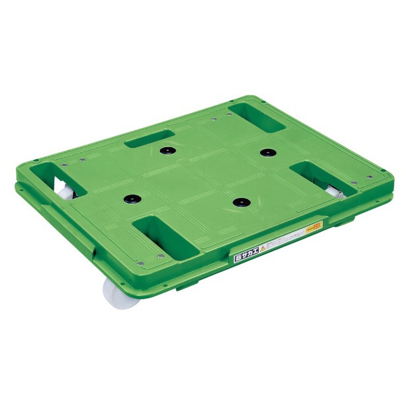 サカエ 樹脂台車 スタッキング・連結仕様 4輪自在タイプ SCR-650N 