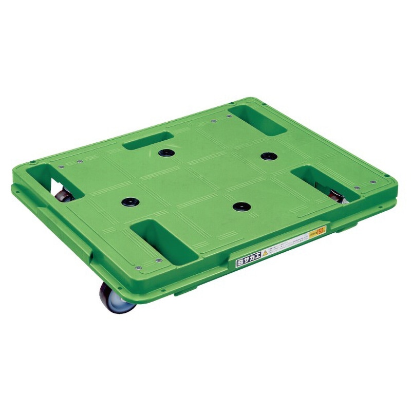 サカエ 樹脂台車 スタッキング・連結仕様 4輪自在タイプ SCR-650S 