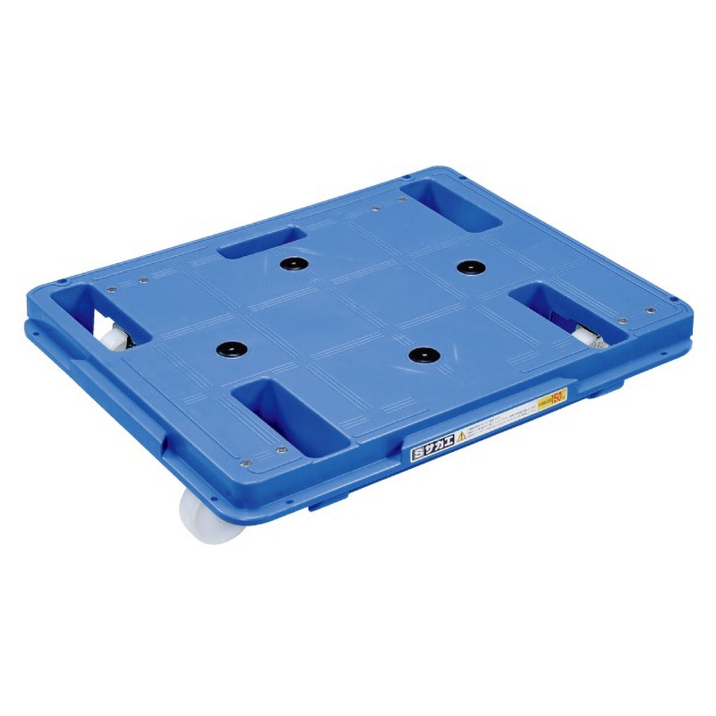 サカエ 樹脂台車 スタッキング・連結仕様 4輪自在タイプ SCR-650NB 