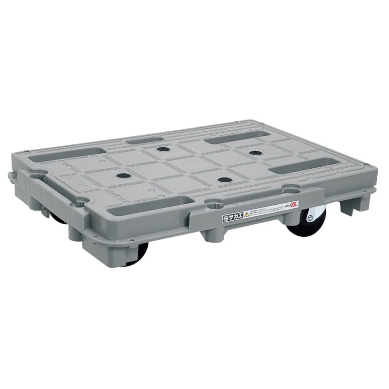 サカエ 樹脂台車 スタッキング・連結仕様 4輪自在タイプ SCR-800