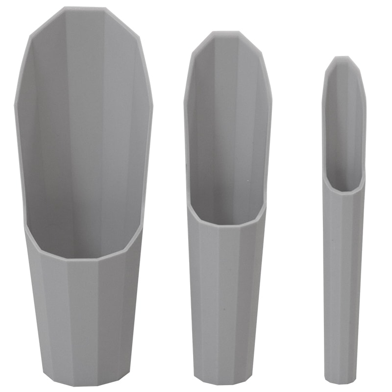 FG プラ多肉に使える土入れ3点セット グレー