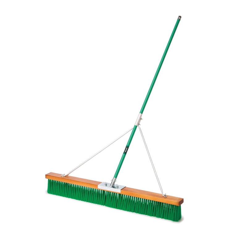 テラモト コートブラシ (塩化ビニール) ステー付120cm CL4147120