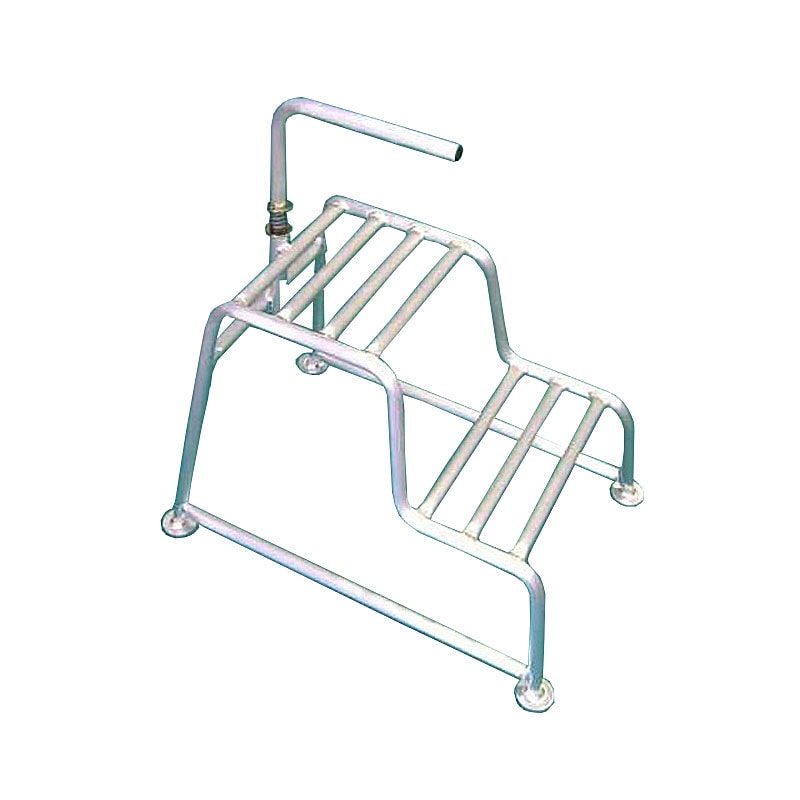 ミツル アルミ製 2段式持ち手踏み台 小 15+30