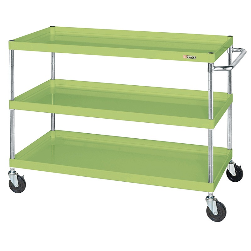 サカエ CSパールワゴン 中量タイプ ゴム車 H880 3段