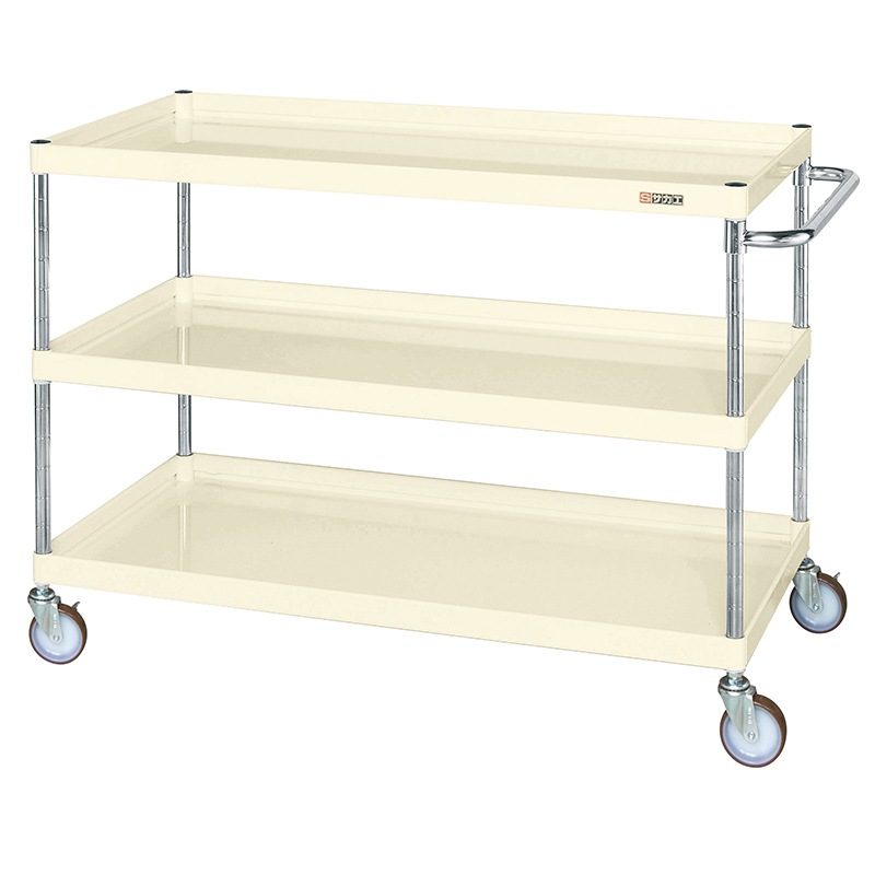 サカエ CSパールワゴン 中量タイプ ゴム車 H880 3段