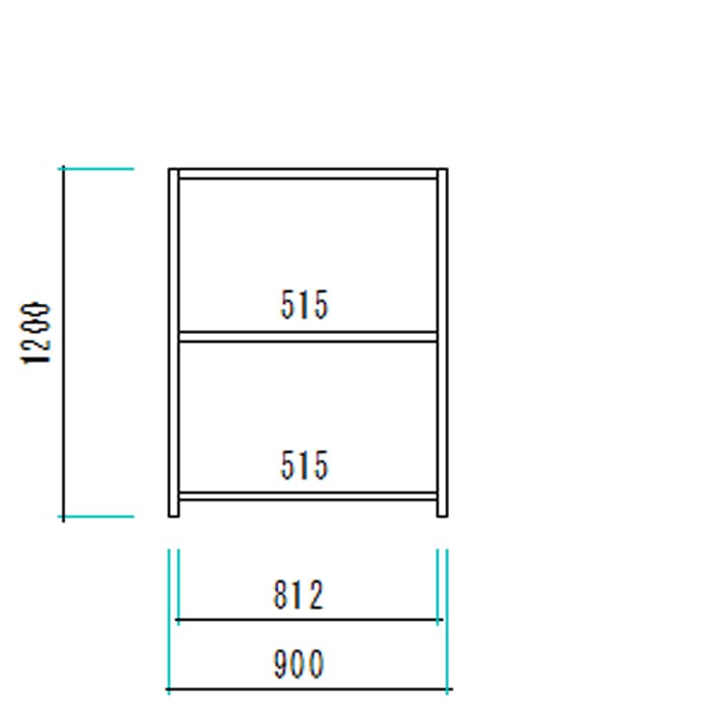 スチールラック 業務用 高さ120 幅90 奥行60cm 天地 3段 軽量 ABL型 耐