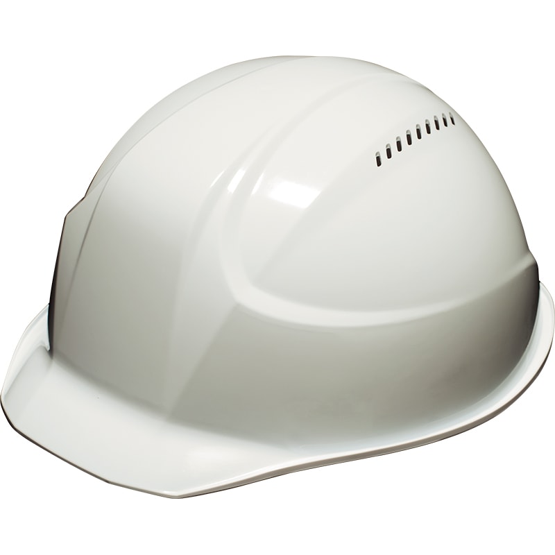 DICプラスチック 超軽量ヘルメット AA17-V 軽神 ベンチレーション ライトグレー ライナー付 270g 飛来落下物用 墜落時保護用