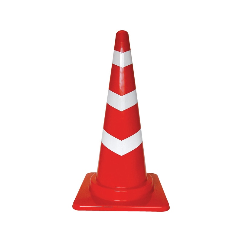 三甲 サンコー スコッチコーンM (赤) 白テープ巻 25個セット