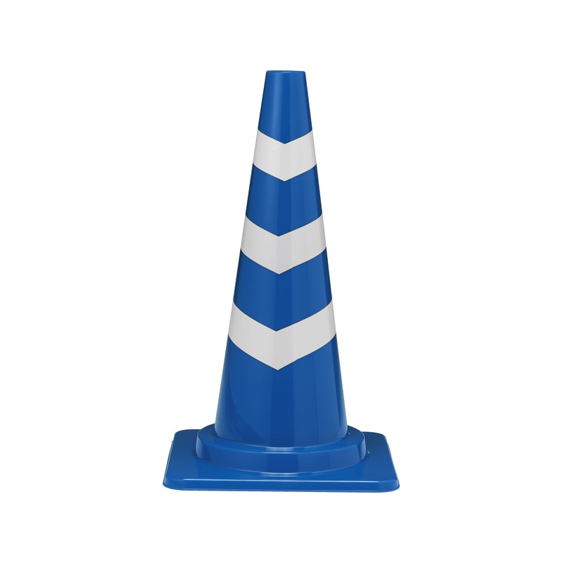 三甲 サンコー カットスコッチコーンM Φ40 (青) 白テープ巻 25個セット