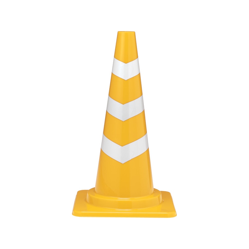 三甲 サンコー カットスコッチコーンM Φ50 (黄) 白テープ巻 25個セット