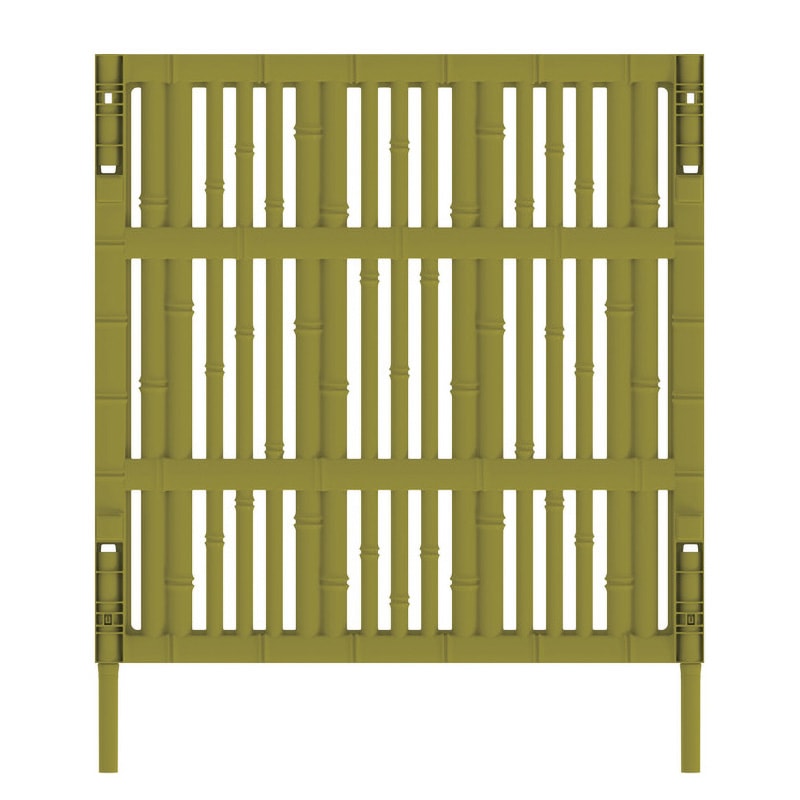 三甲 サンコー 竹模様プラフェンス (脚付きセット) 5個セット