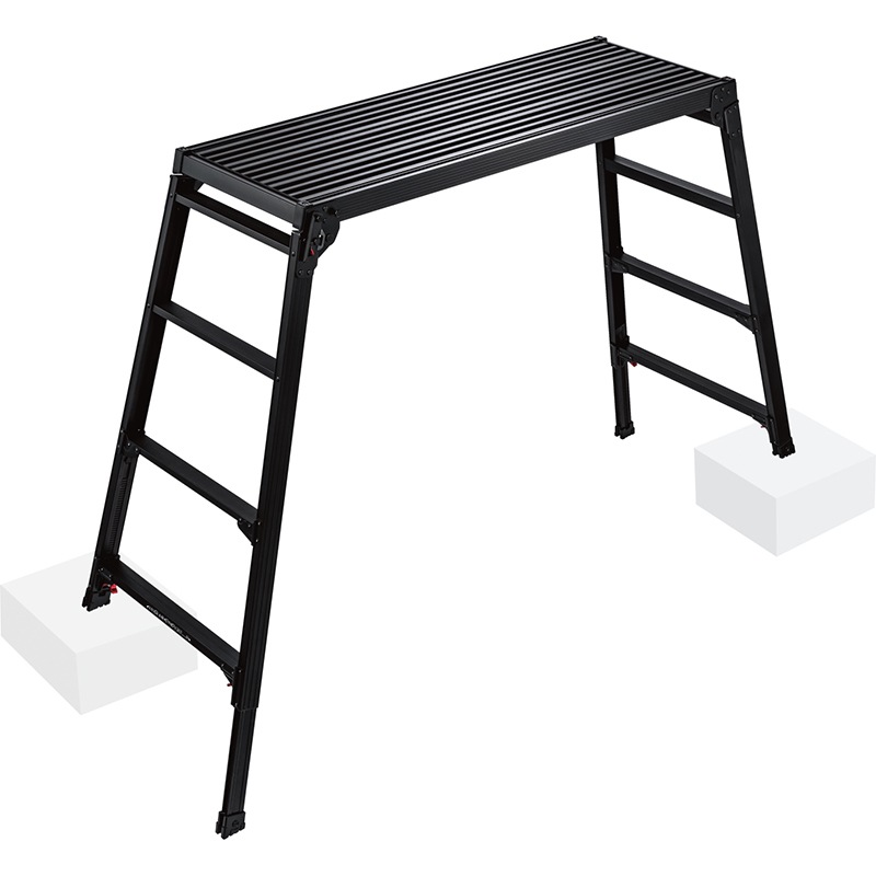 長谷川工業 脚部伸縮足場台 ブラックレーベル DRSWB-1200 10061