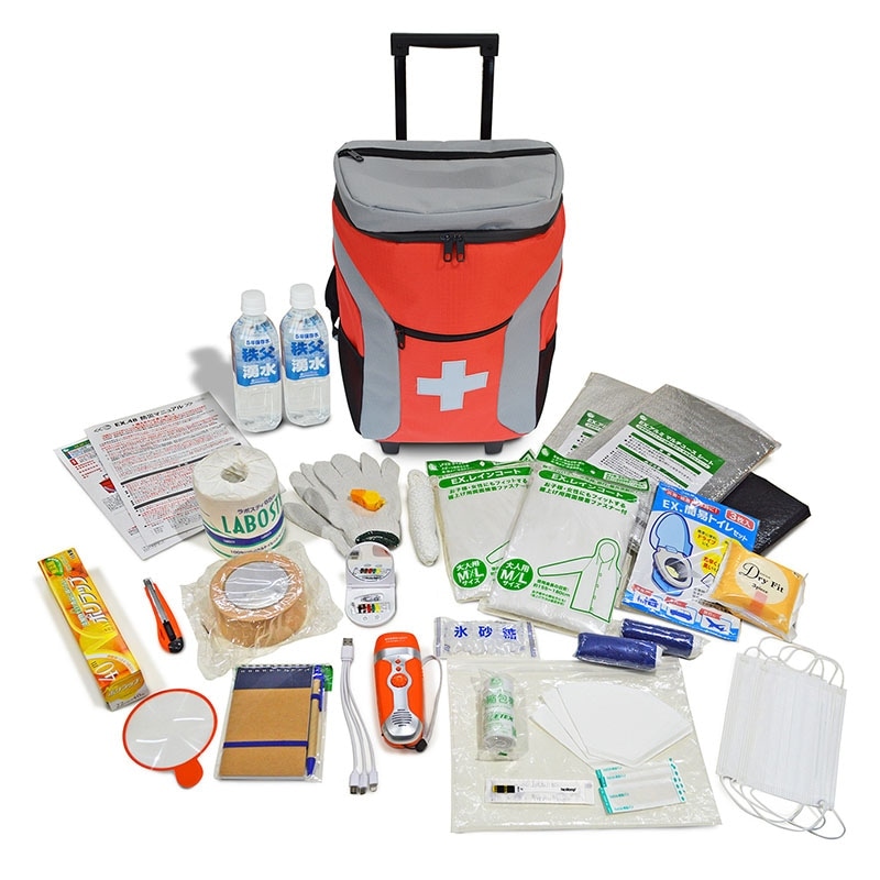 メテックス EX.48浮く防災ローリングバッグノア(2人用) オレンジ EX48BAPNBO2