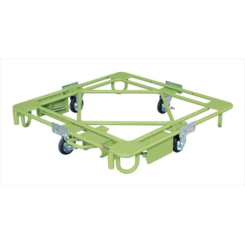 サカエ 自在移動回転台車 中量型 フットブレーキ付 RB-4FBG
