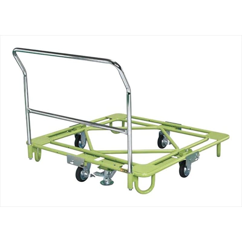 サカエ 自在移動回転台車 フロアストッパー付 RB-4RTG