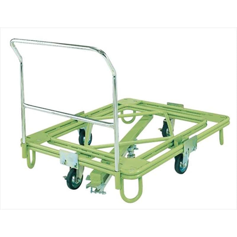 サカエ 自在移動回転台車 重量型 取手 センターベース付 RC-5FG