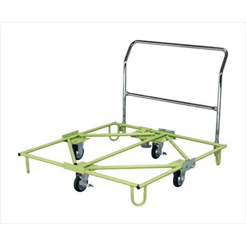 サカエ 樹脂パレット台車 フロアストッパー付 SC-110FT