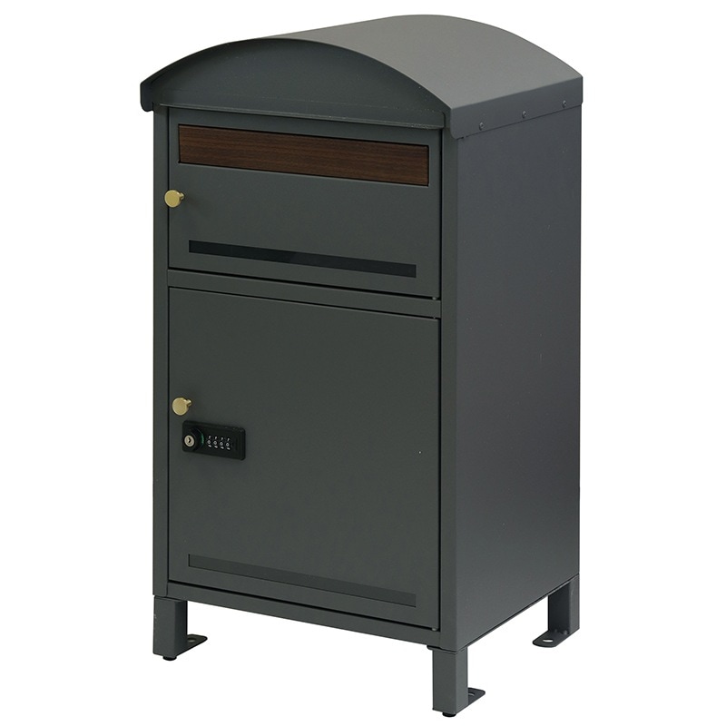 MOJYU モジュ  宅配ボックス付ポストLino リーノ PBX-106   グレー