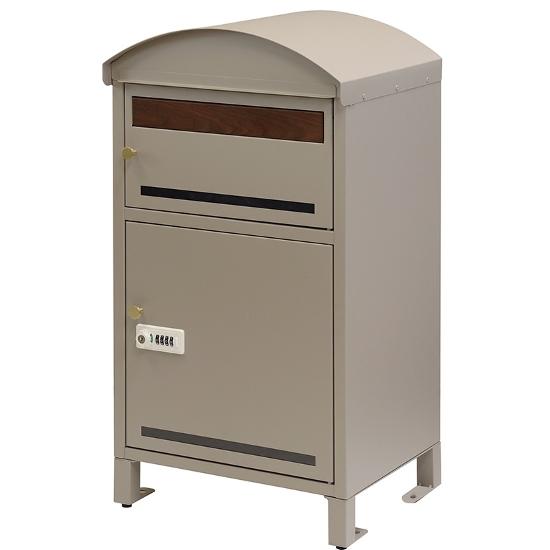 MOJYU モジュ  宅配ボックス付ポストLino リーノ PBX-107 ライトベージュ