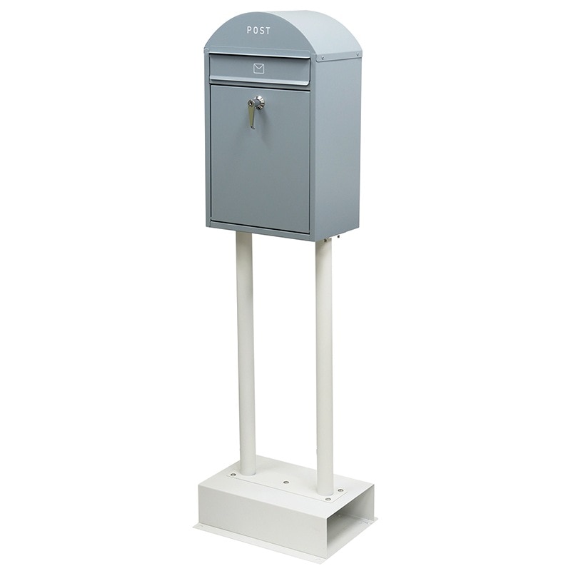 MOJYU モジュ スタンドポストGeremiaジェレミア SDM-056 ブルーグレー/ホワイト