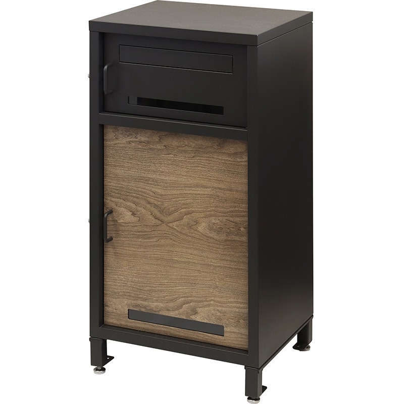 MOJYU モジュ 宅配ボックス付ポストLauroラウロ PBX-026 ディムグレー