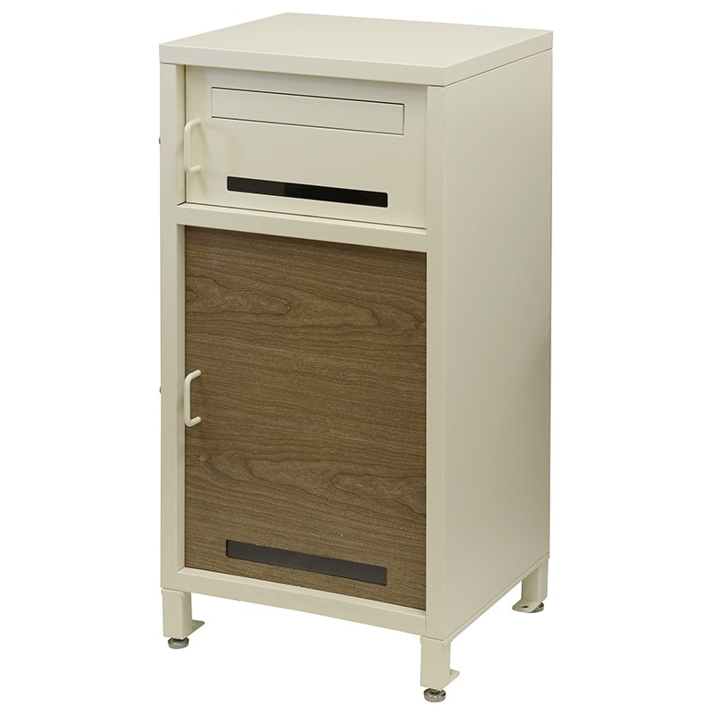 MOJYU モジュ 宅配ボックス付ポストLauroラウロ PBX-027 アイボリー