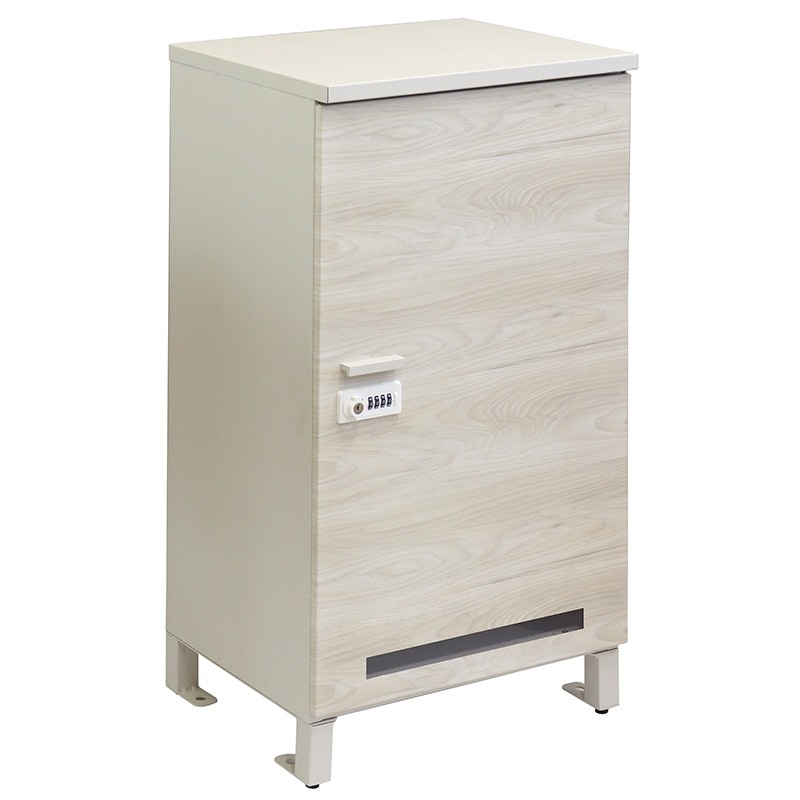 MOJYU モジュ 宅配ボックスSimoneシモーネ PBX-092 グレージュ/ホワイト木目