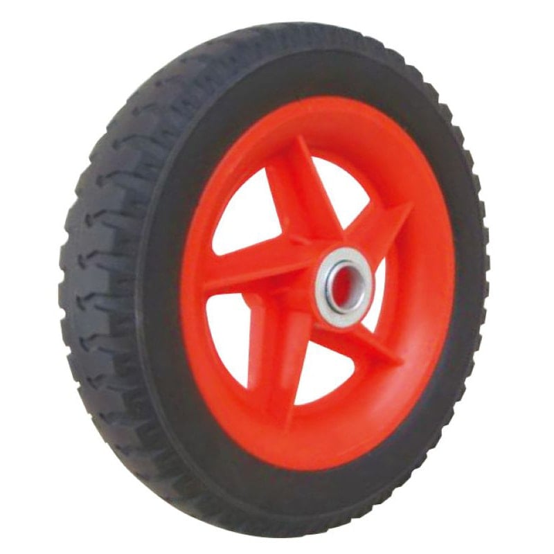 マツモト ハウスカー用替えタイヤ FP1005P 10インチノーパンクタイヤ 赤ホイル