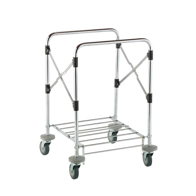 テラモト スタンディングカート(本体) 小 φ100キャスター バンパー付