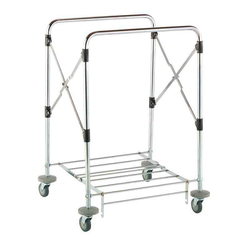 テラモト スタンディングカート(本体) 大 φ75キャスター バンパー付