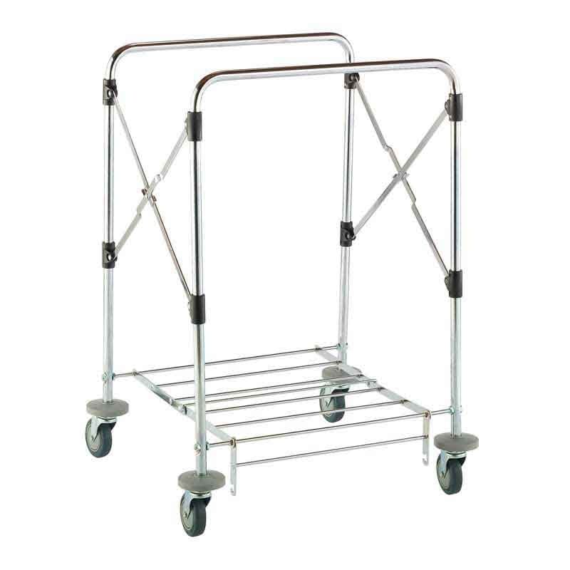 テラモト スタンディングカート(本体) 大 φ100キャスター バンパー付