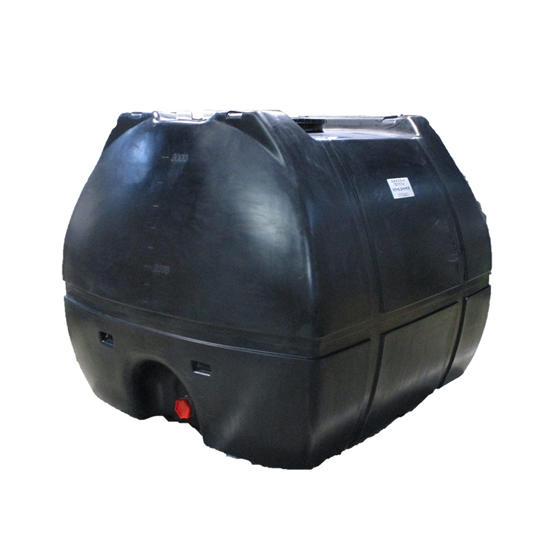 モリマーサム樹脂 ローリータンク SL-3000 容量3000L 黒 50Aフィッティング付
