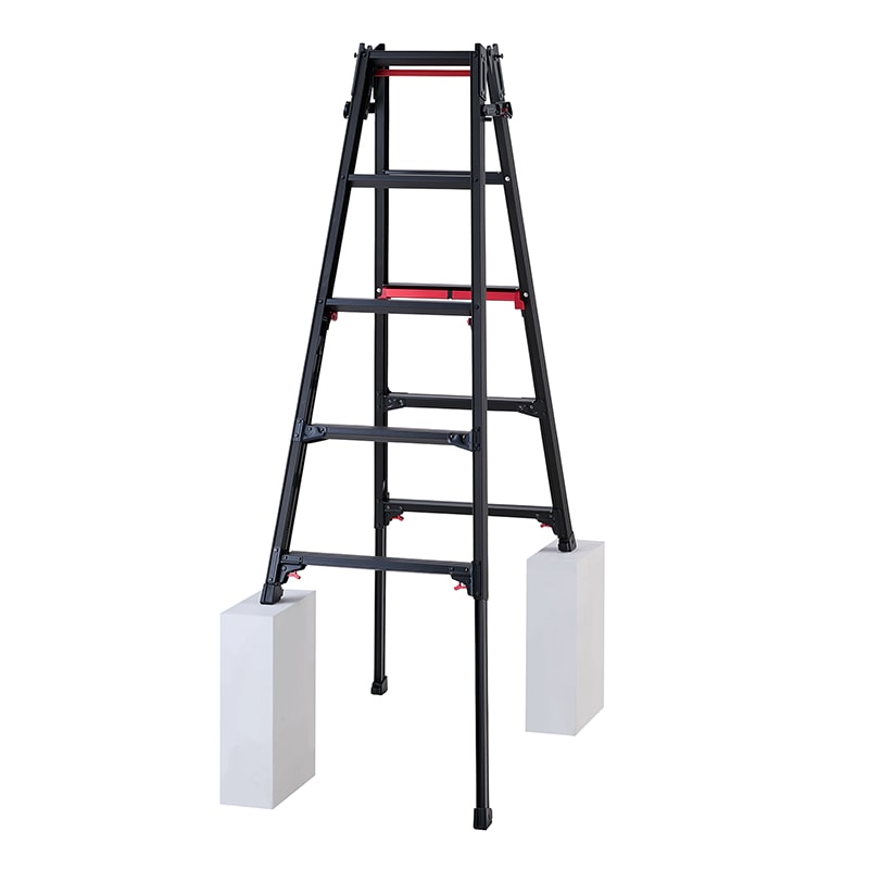 長谷川工業 はしご兼用伸縮脚立 45㎝調整タイプ RYRLB-15 シャガマン 10770