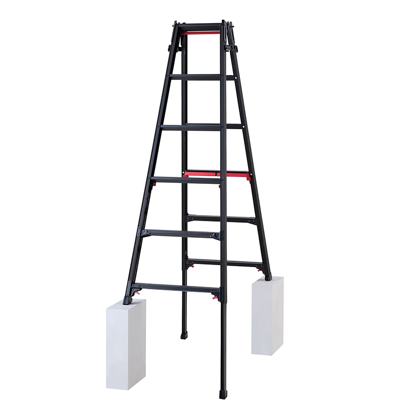 長谷川工業 はしご兼用伸縮脚立 45㎝調整タイプ RYRLB-18 シャガマン 10771