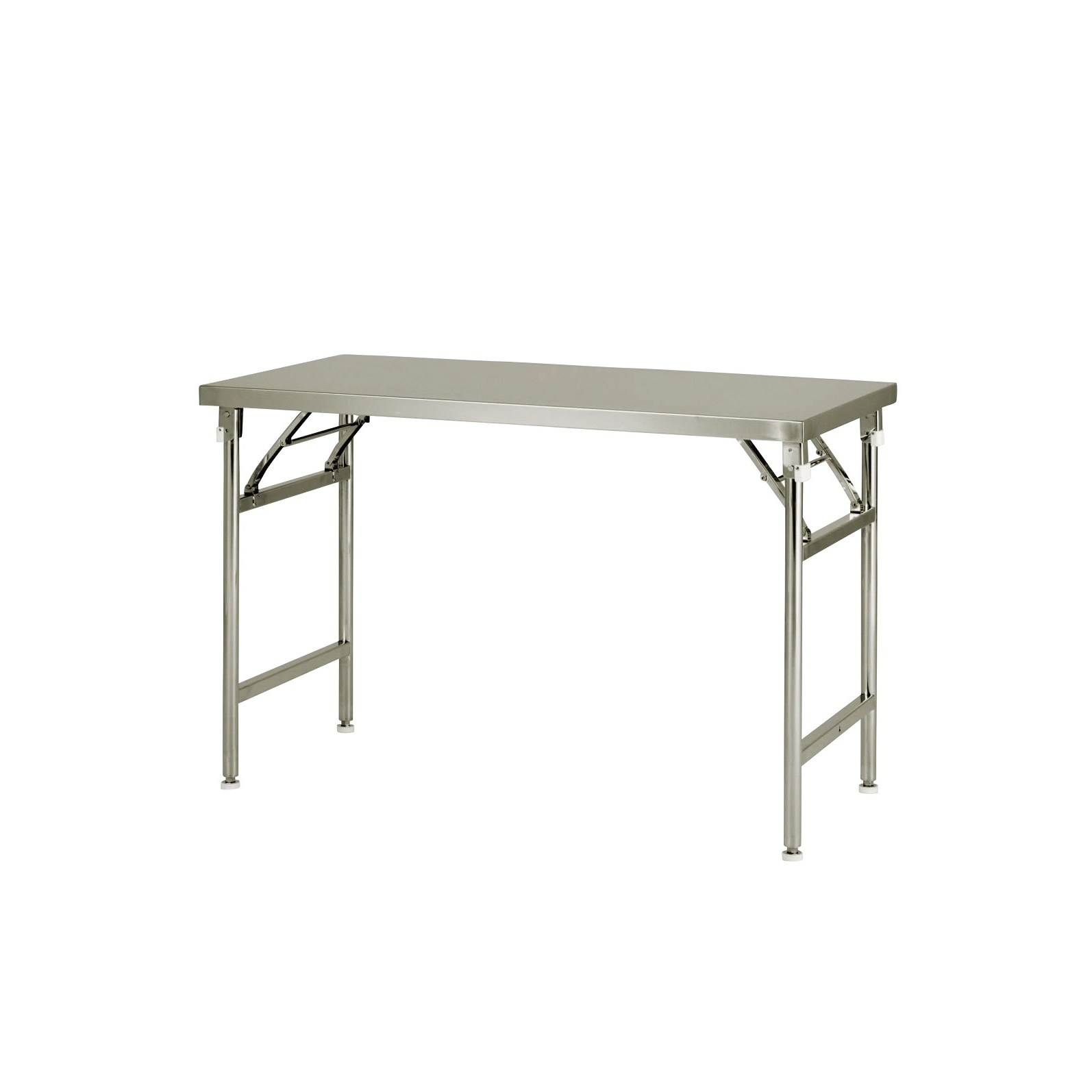 テックサス 脚おりたたみ式ステンレス作業台 アジャスト付 FWT-1275AJ