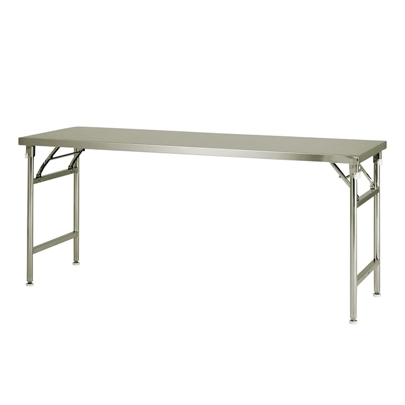 テックサス 脚おりたたみ式ステンレス作業台 アジャスト付 FWT-1860AJ