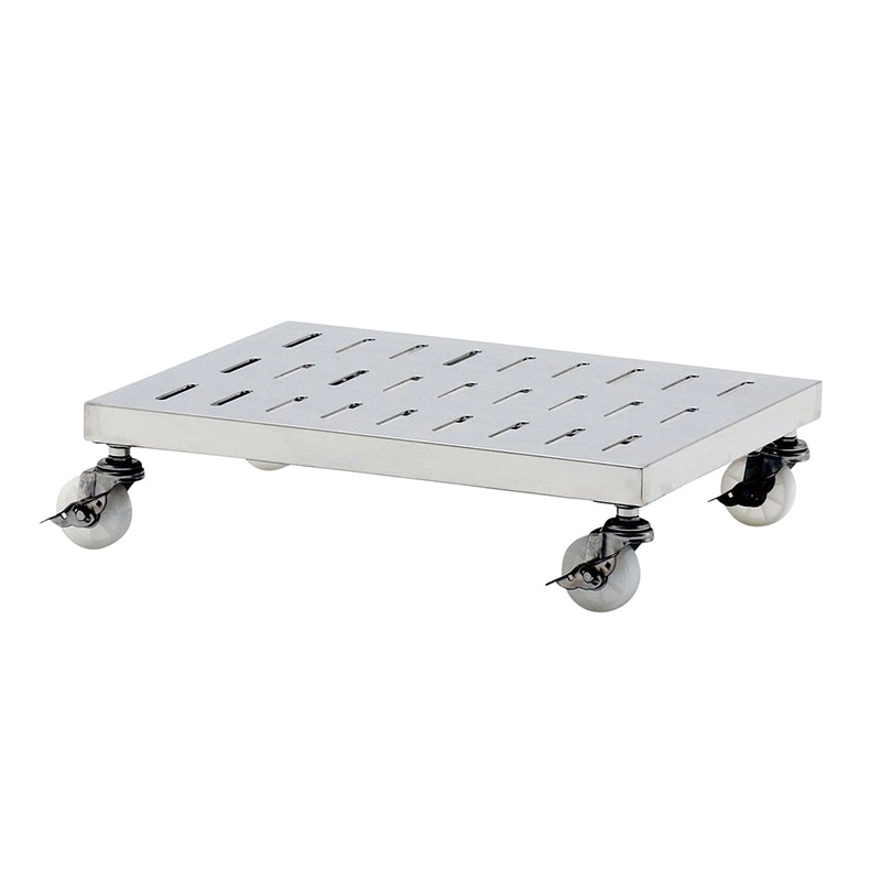 テックサス ジカオカーン オールステンレス板スノコ キャスター付 JO-6045D