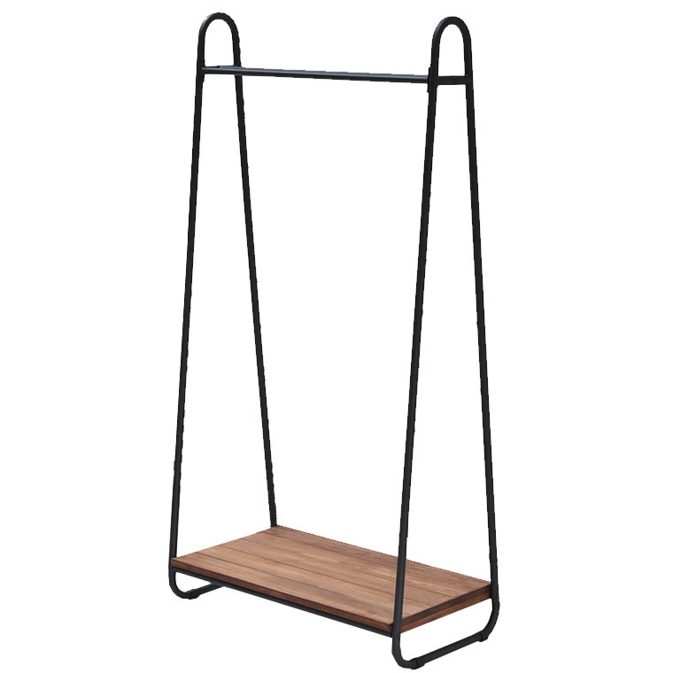 住まいスタイル 天然木製ハンガーラック PH-780BRN