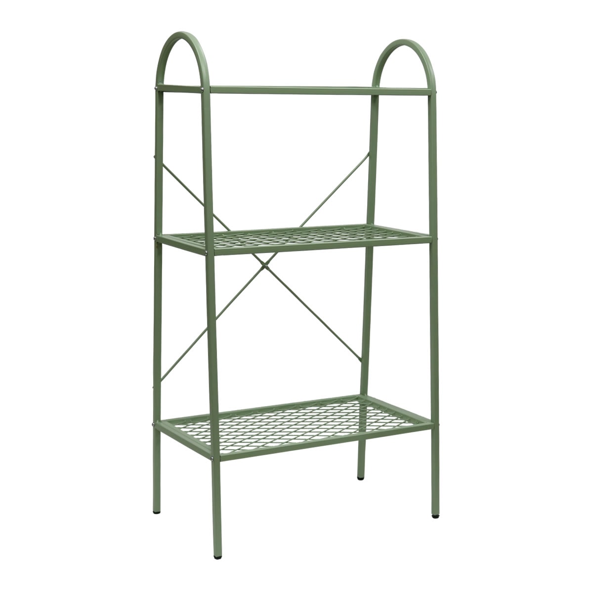 住まいスタイル オープン３段ラック TWILL ツイル TW002GRN