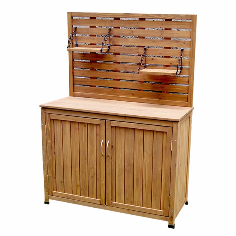 住まいスタイル 天然木 パネル付き収納庫100 YB-202NW100 