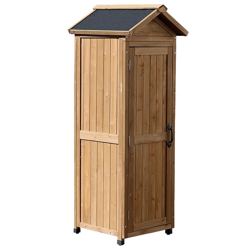 住まいスタイル 三角屋根スリム収納庫 KGRS1600S-LBR