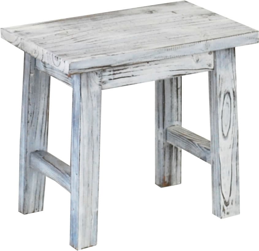 住まいスタイル ホワイトスツール風花台 小サイズ YT-4036