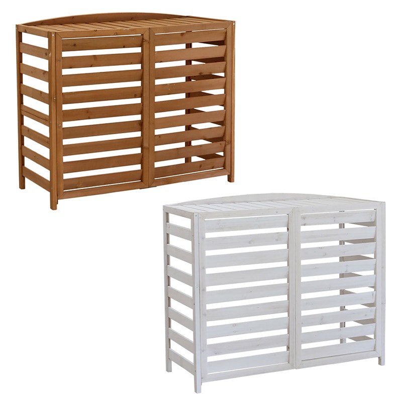 住まいスタイル 逆ルーバー室外機カバー 幅108 AIRNA(エアナ) AC-L1080WHT 