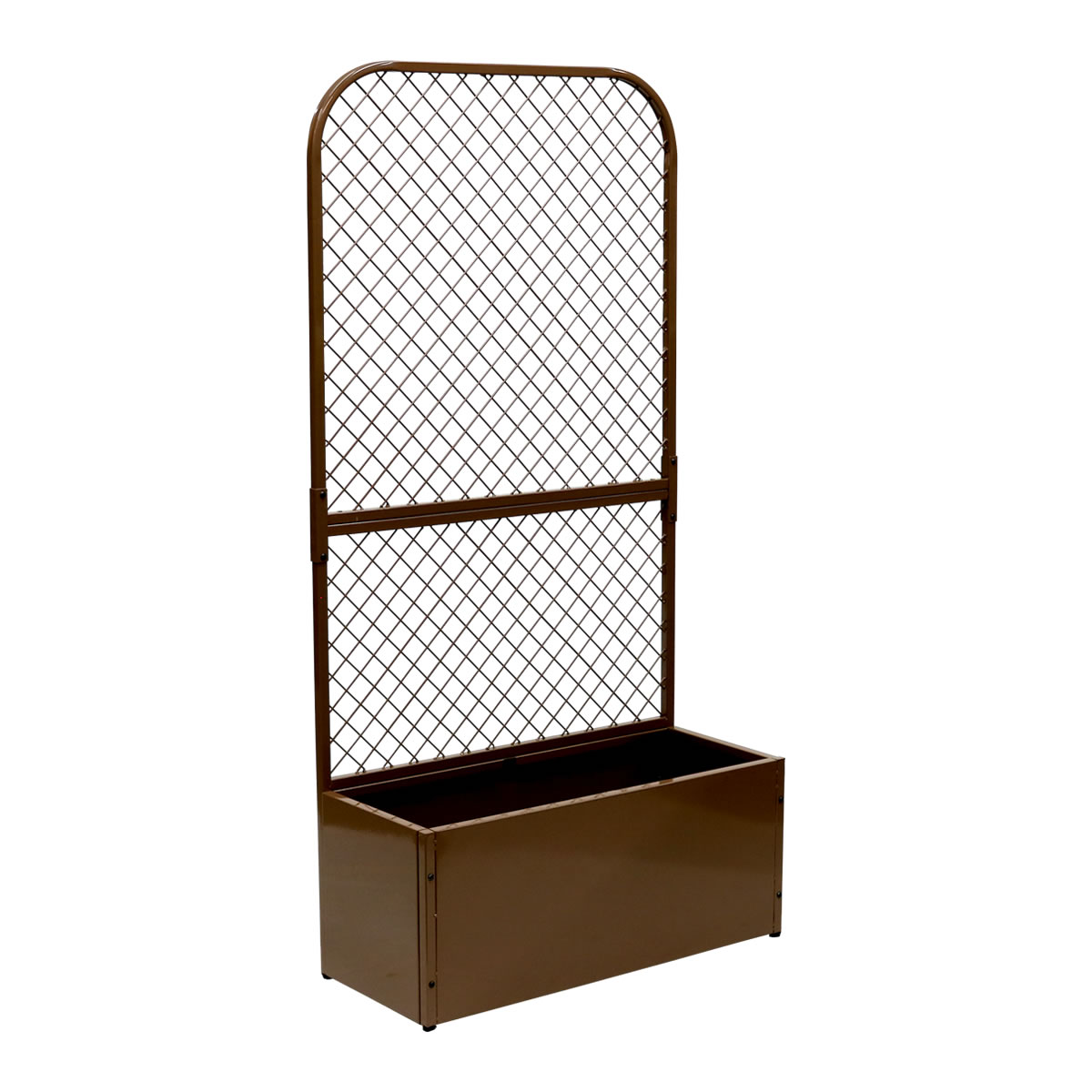 住まいスタイル プランターBOX付きフェンス TWILL ツイル TW001BRN