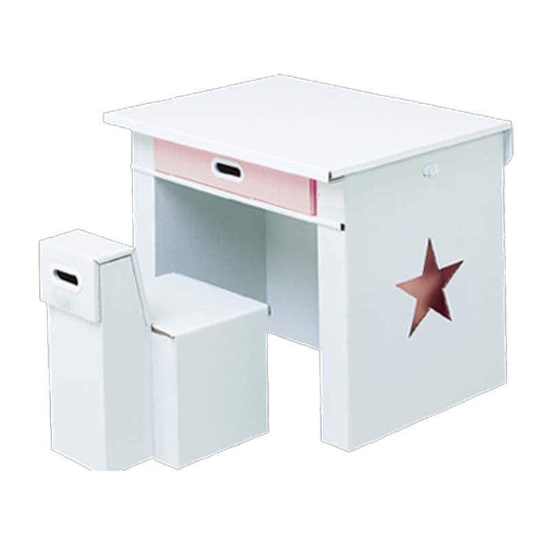 マツダ紙工業 エコかわデスクセット スターピンク