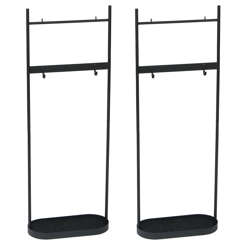 住まいスタイル「ASPESH」 アスペシュ アンブレラスタンド (ツールスタンド) 2個セット IF-N0046-2P-BLK