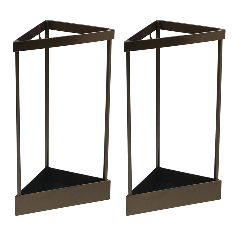 住まいスタイル「ASPESH」 アスペシュ アンブレラスタンド (コーナー) 2個セット IF-N0045-2P-GLD