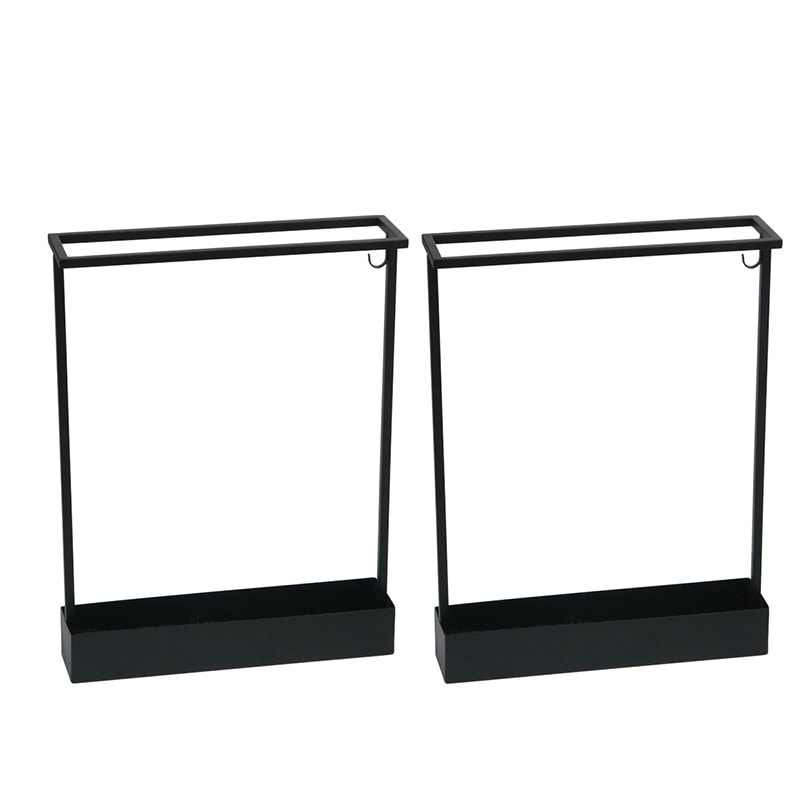 住まいスタイル「ASPESH」 アスペシュ アンブレラスタンド (レクタングル) 2個セット IF-N0044-2P-BLK